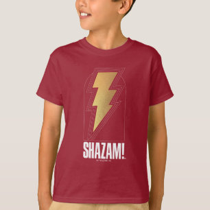 SHAZAM! Fury of the Gods Lightning Bolt Badge T-Shirt