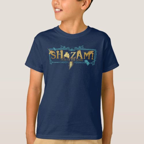 SHAZAM Fury of the Gods  Mythical Logo T_Shirt