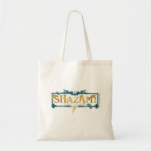 SHAZAM Fury of the Gods  Mythical Logo Tote Bag