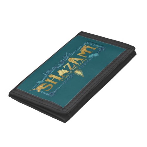 SHAZAM Fury of the Gods  Mythical Logo Trifold Wallet