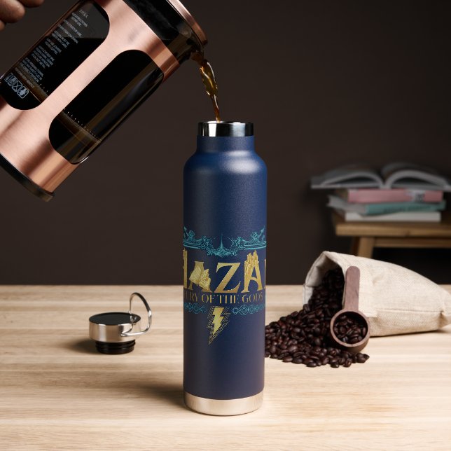 SHAZAM! Fury of the Gods | Mythical Logo Water Bottle (Coffee)