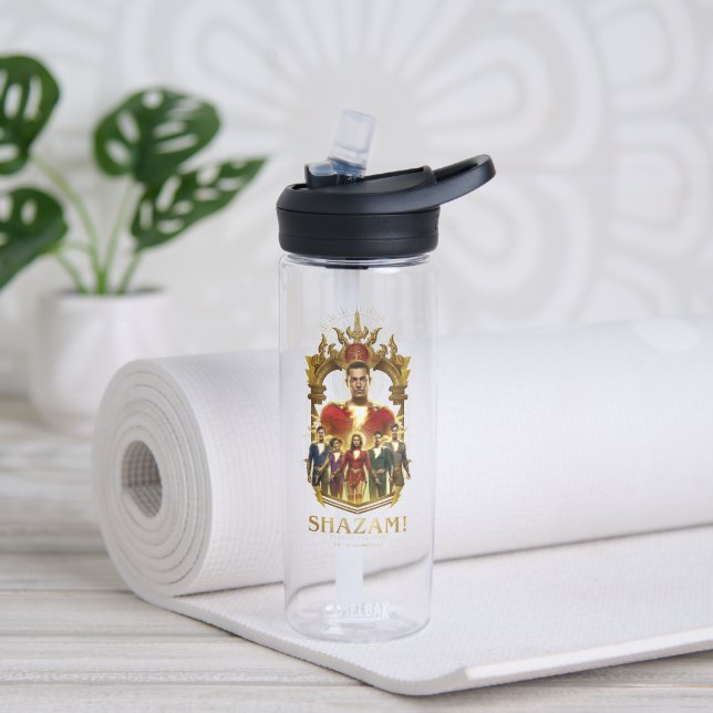 SHAZAM! Fury of the Gods | Ornate SHAZAMily Frame Water Bottle (Yoga)