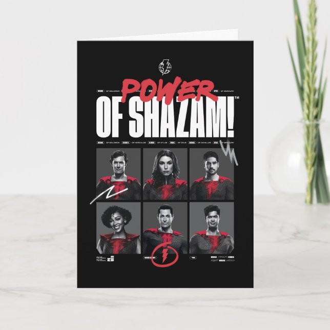 SHAZAM! Fury of the Gods | Power of SHAZAM Group Card (Front)