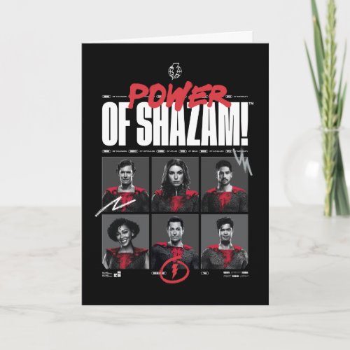 SHAZAM Fury of the Gods  Power of SHAZAM Group Card