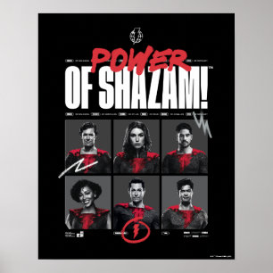 SHAZAM! Fury of the Gods Power of SHAZAM Group Poster