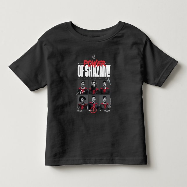 SHAZAM! Fury of the Gods | Power of SHAZAM Group Toddler T-shirt (Front)