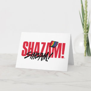 SHAZAM! Fury of the Gods Rainbow Bolts Logo Card