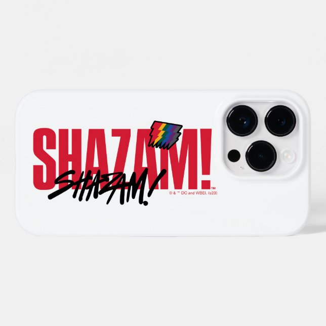SHAZAM! Fury of the Gods | Rainbow Bolts Logo Case-Mate iPhone Case (Back (Horizontal))