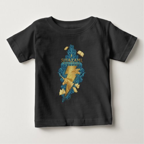 SHAZAM Fury of the Gods  Realm of the Gods Logo Baby T_Shirt