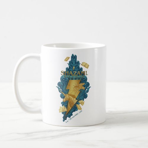 SHAZAM Fury of the Gods  Realm of the Gods Logo Coffee Mug