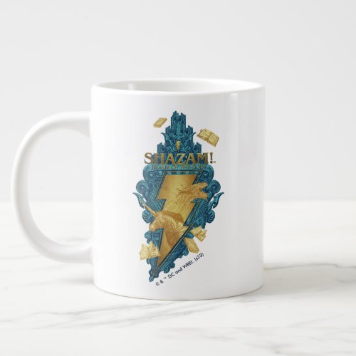 SHAZAM Fury of the Gods  Realm of the Gods Logo Giant Coffee Mug