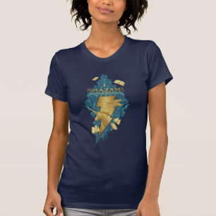 SHAZAM! Fury of the Gods   Realm of the Gods Logo T-Shirt