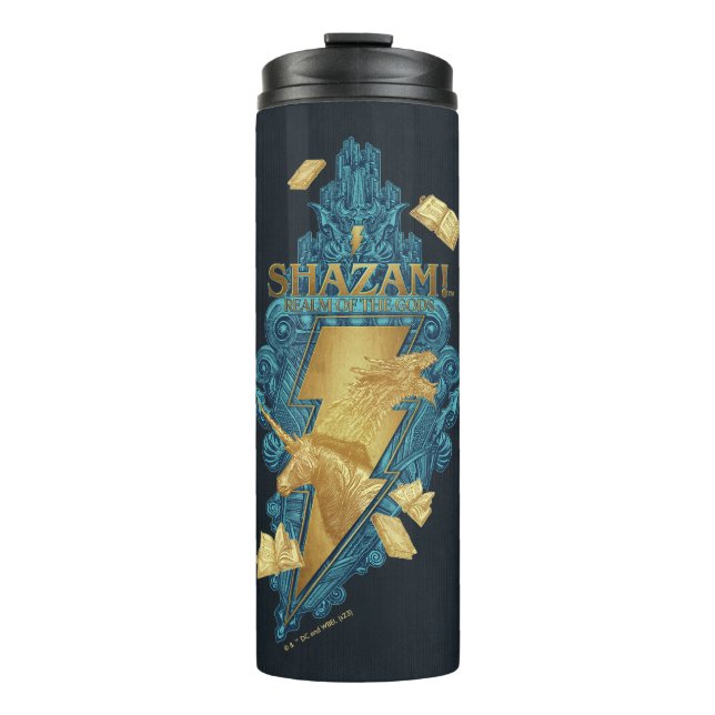 SHAZAM! Fury of the Gods | Realm of the Gods Logo Thermal Tumbler (Front)