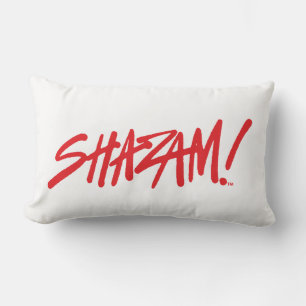 SHAZAM! Fury of the Gods Red Marker Logo Lumbar Pillow