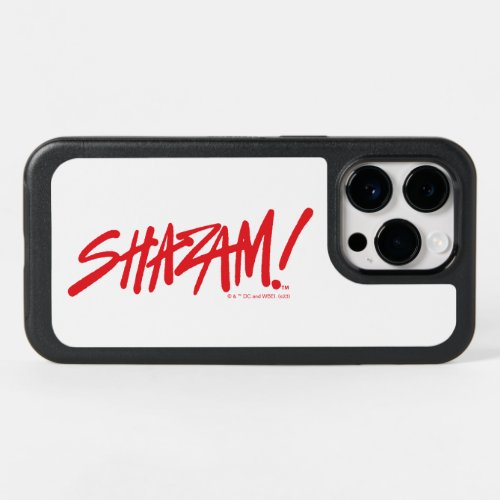 SHAZAM Fury of the Gods  Red Marker Logo OtterBox iPhone 14 Pro Case