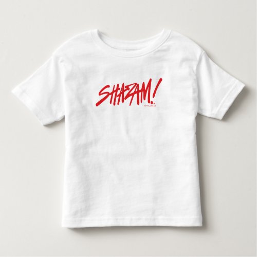 SHAZAM Fury of the Gods  Red Marker Logo Toddler T_shirt