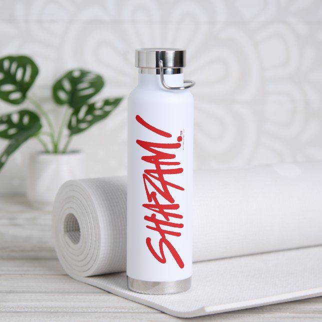 SHAZAM! Fury of the Gods | Red Marker Logo Water Bottle (Yoga)