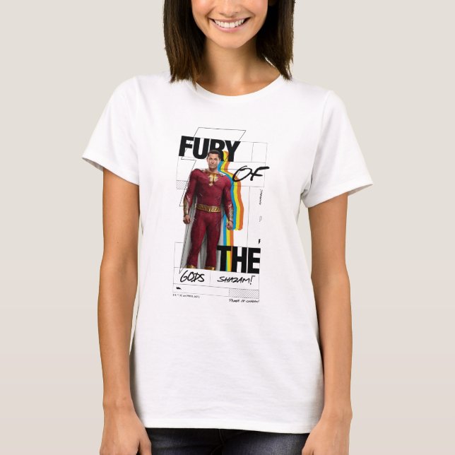 SHAZAM! Fury of the Gods | Retro Album Style Art T-Shirt (Front)