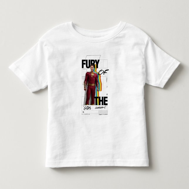 SHAZAM! Fury of the Gods | Retro Album Style Art Toddler T-shirt (Front)