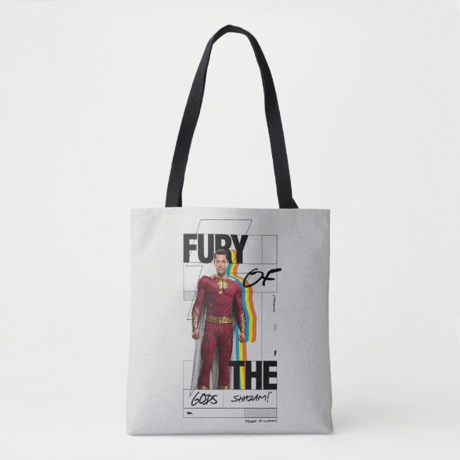 SHAZAM! Fury of the Gods | Retro Album Style Art Tote Bag (Front)