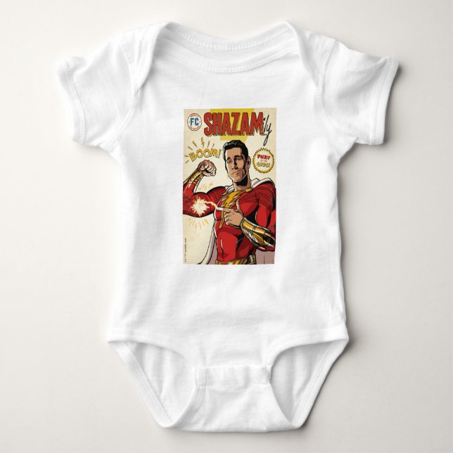 SHAZAM! Fury of the Gods | SHAZAMily Comic Cover Baby Bodysuit (Front)