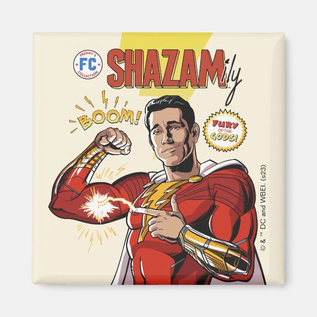 SHAZAM! Fury of the Gods | SHAZAMily Comic Cover Magnet (Front)