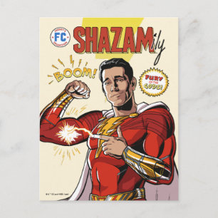 SHAZAM! Fury of the Gods SHAZAMily Comic Cover Postcard