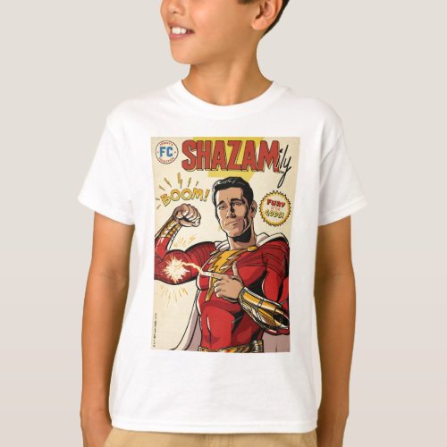 SHAZAM Fury of the Gods  SHAZAMily Comic Cover T_Shirt