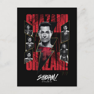 SHAZAM! Fury of the Gods SHAZAMily Group Postcard