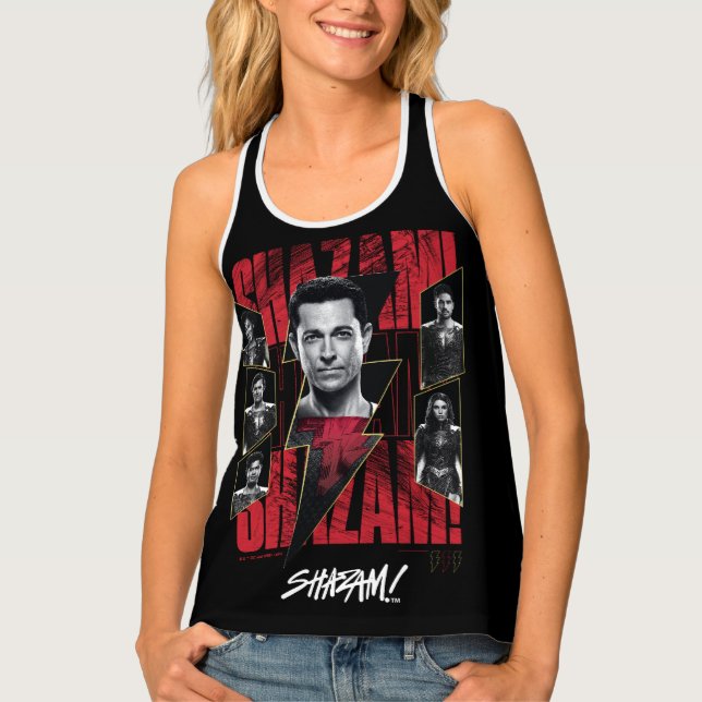 SHAZAM! Fury of the Gods | SHAZAMily Group Tank Top (Front)