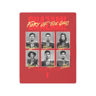 SHAZAM! Fury of the Gods   SHAZAMily Yearbook Metal Print