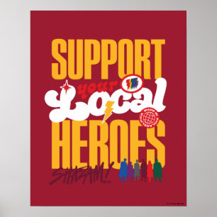SHAZAM! Fury of the Gods Support Local Heroes Poster