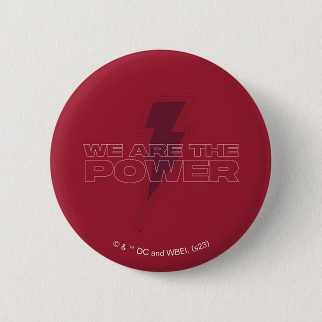 SHAZAM! Fury of the Gods | We Are The Power Button (Front)