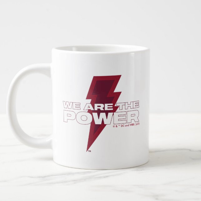 SHAZAM! Fury of the Gods | We Are The Power Giant Coffee Mug (Left)