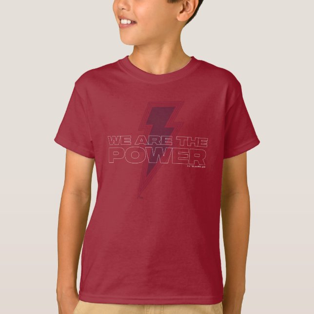 SHAZAM! Fury of the Gods | We Are The Power T-Shirt (Front)