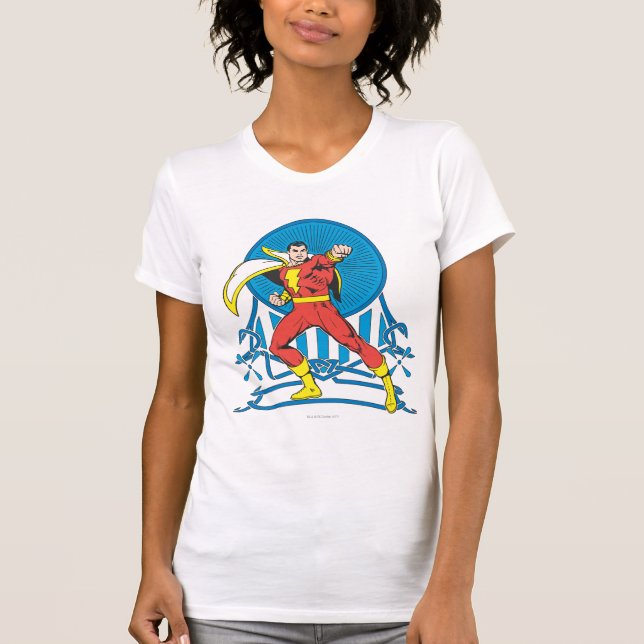 SHAZAM in Fight Stance Baby T-Shirt (Front)