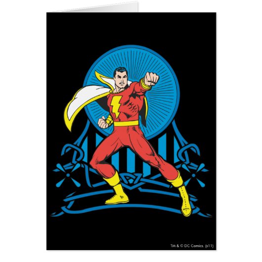 SHAZAM in Fight Stance Cards (Front)
