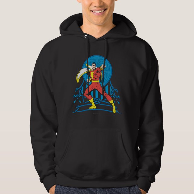 SHAZAM in Fight Stance Hoodie (Front)