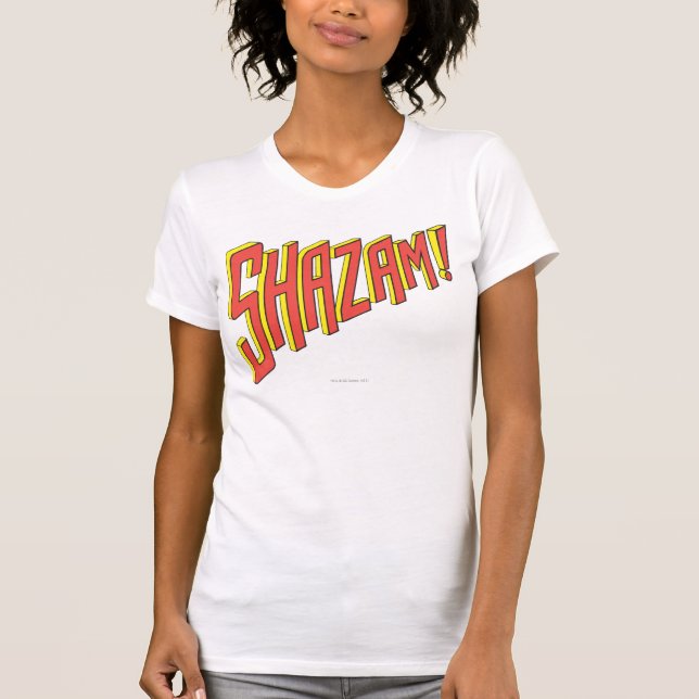Shazam Logo Red/Yellow Baby T-Shirt (Front)