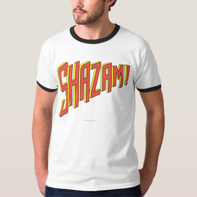 Shazam Logo Red/Yellow T-Shirt (Front)