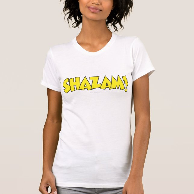 Shazam Logo Yellow Baby T-Shirt (Front)