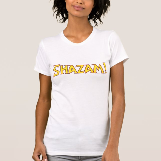 Shazam Logo Yellow/Red Baby T-Shirt (Front)
