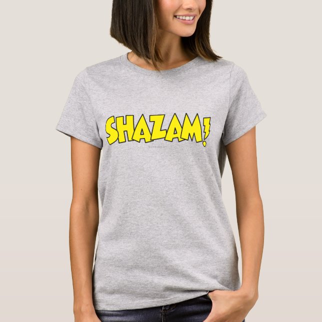 Shazam Logo Yellow T-Shirt (Front)