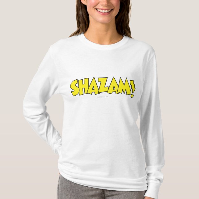 Shazam Logo Yellow T-Shirt (Front)