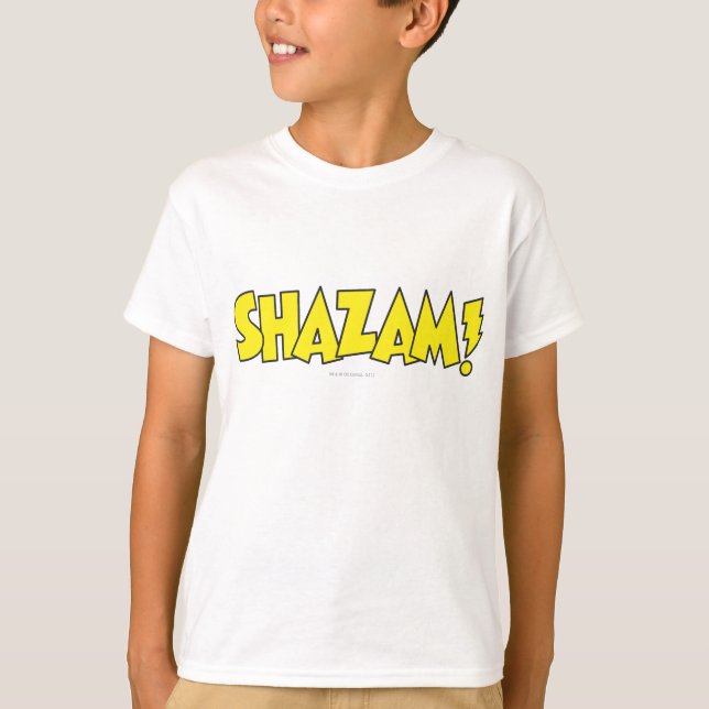 Shazam Logo Yellow T-Shirt (Front)