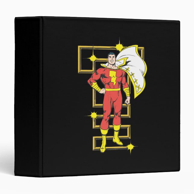 SHAZAM Poses 3 Ring Binder (Front/Spine)