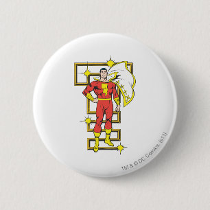 SHAZAM Poses Pinback Button