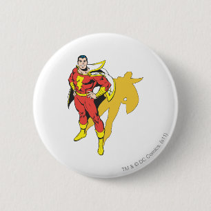 SHAZAM Shadow Pinback Button