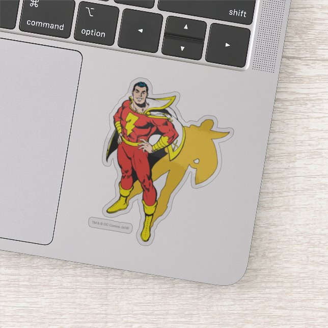 SHAZAM Shadow Sticker (Detail)