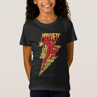 SHAZAM! | Shazam Abilities Lightning Graphic T-Shirt